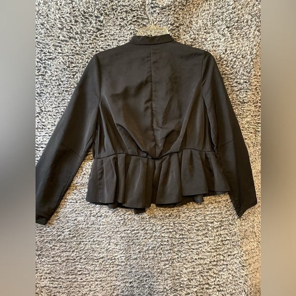 Victoria Beckham x Target Black Peplum Jacket Medium - Picture 4 of 8